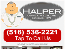 Tablet Screenshot of halperfamilymedicine.com